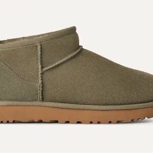UGG Olive Classic Ultra Mini Green Winter Boots